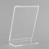 Acrylic Mini Photo Frame Holder Standing Rack Clear Photos Frames Shelf for Home Bedroom Dormitory Office Desktop Decor
