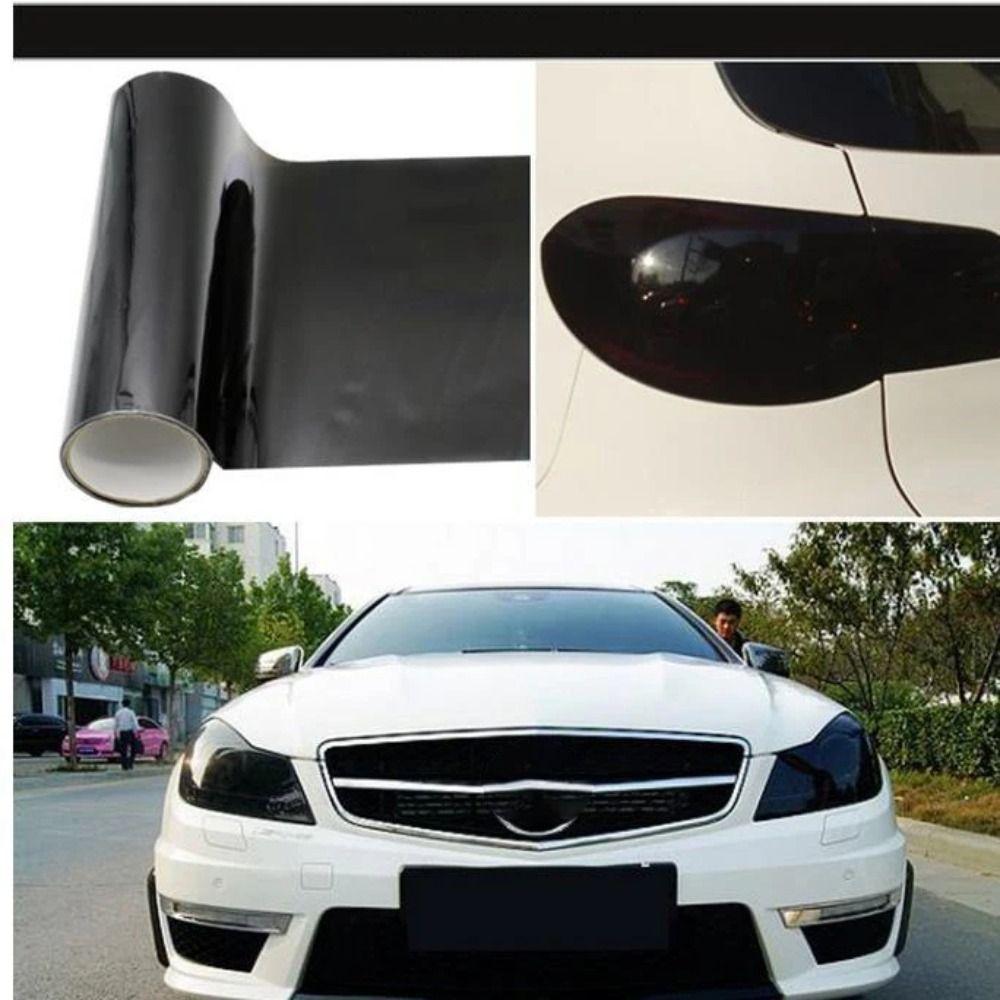 Самоклеящаяся наклейка на противотуманную фару ПВХ Молдинг для задней части автомобиля Фольга Прочная пленка для фары автомобиля