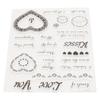 Clear Stamps with Die Mold  Combination Recyclable Clear Imprint Card Making Stamps for Scrapbook