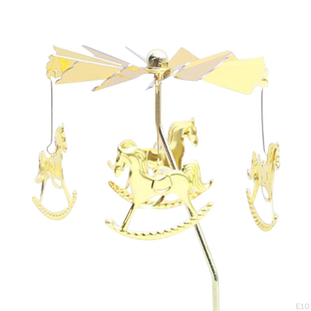 Вращающийся подсвечник Aureate Metal Tealight Candlestick Decoration Romantic для праздничного стола
