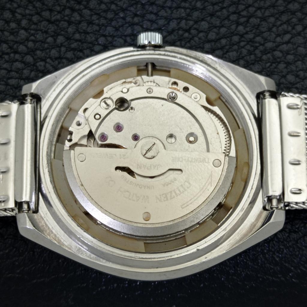 Б/У винтажные мужские часы Citizen Automatic 8200 из Японии с синим циферблатом в арабском стиле a434860-2 R123-a434860