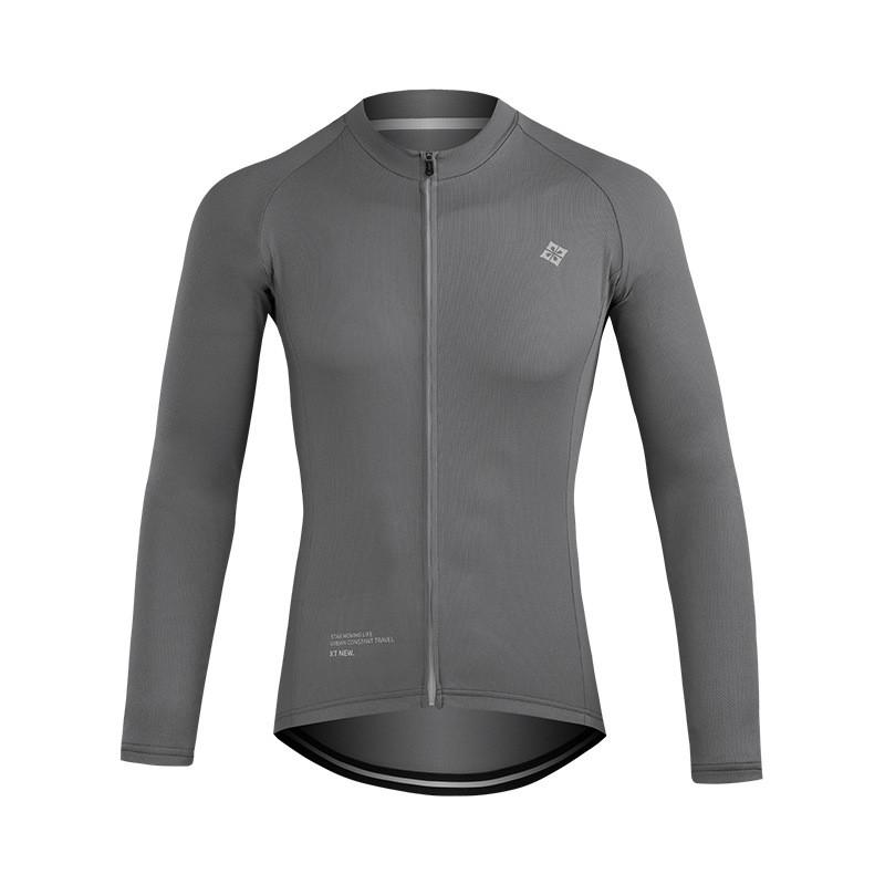 XINTOWN Womens Long Sleeve Cycling Jersey Breathable Moisture Wicking Road Bike Wear