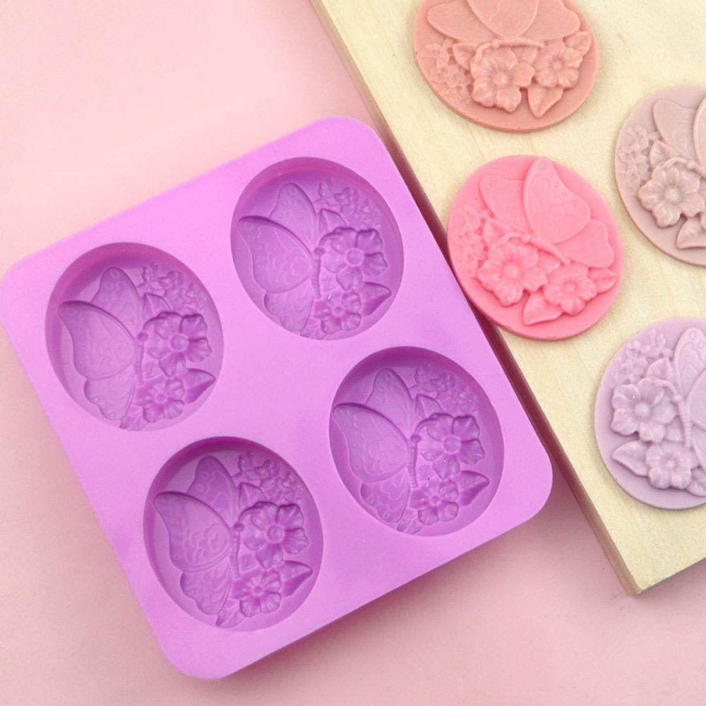 Handmade 6 Cavities DIY Craft Cake Mould Soaps Supplies Pudding Candy Mold Silicone Soap Mold
