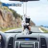 Cute Cat Car Mirror Hanging Accessories - 2D Flat Acrylic Kitten Christma Tree Ornament Decoration Car Rear View Mirror Charm - Car Interior Rearview