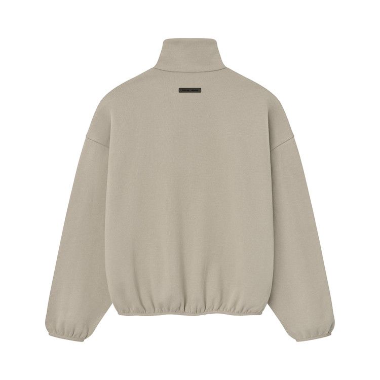 Men's Jacket Fear of God Essentials Modern Fleece Piping Track Jacket (FW25) Timber/Cloud White