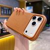 Business PU Leather Magnetic Case For iPhone 17 16 15 14 13 12 Pro Max Air For Magsafe Wireless Charge Shockproof Cover