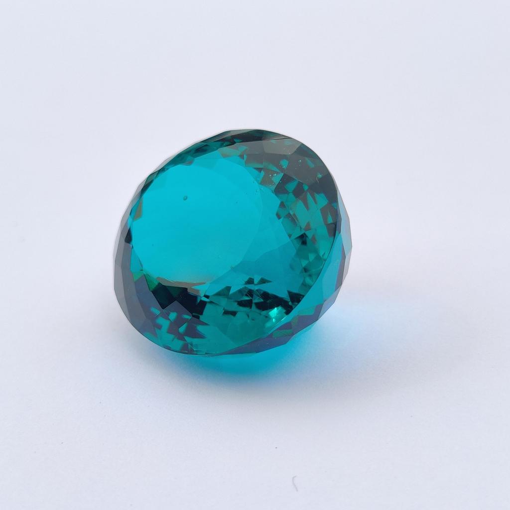 Огромный размер, ограненный вручную овальный стеклянный камень, отдельный камень, 88,50 карата, размер камня 30x26x20 мм.