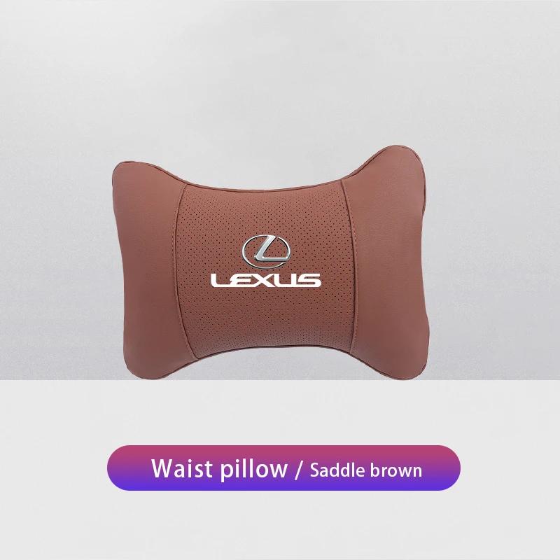 PPFX2 Car Seat Headrest Neck Pillow Lumbar Support Auto Interior For Lexus LS LC RZ IS350 ES300 GS350 CT200h GX460 LX570 RX500h NX300