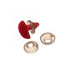 Safety Nose DIY Bear Toy Pink Red Black Brown Bear Nose Triangle Noses Dolls Nose Flocking Nose