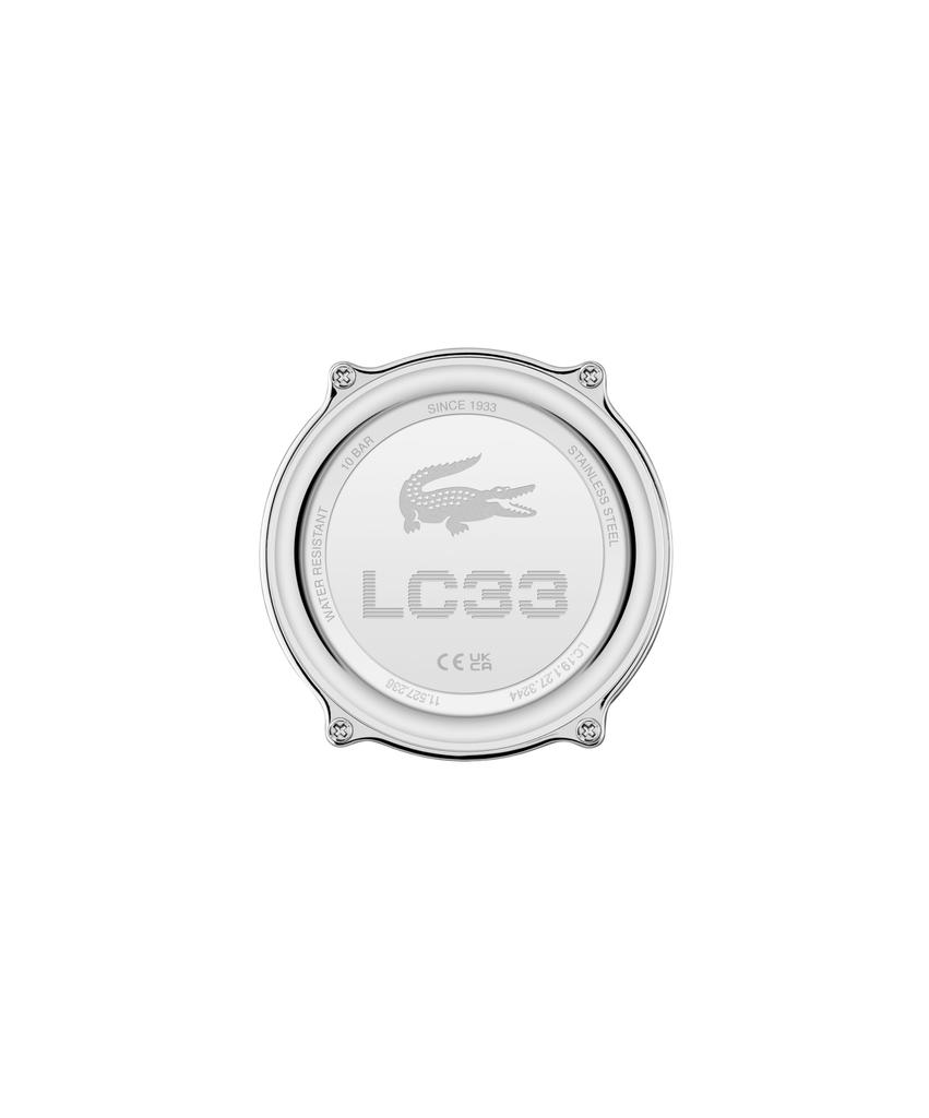 [Lacoste][Оригинал] Мужские часы LC33 Черный циферблат Силиконовый ремешок 2011368