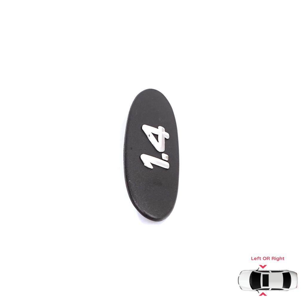 BSP574 Черный 1.4 Значок с логотипом Монограмма для Renault Clio MK2 II BB CB Kangoo MK1 FC KC 7700422223