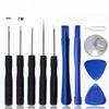 Набор инструментов для разборки мобильных телефонов Apple и Android 8-в-1 с отверткой для iPhone и ремонтным комплектом.