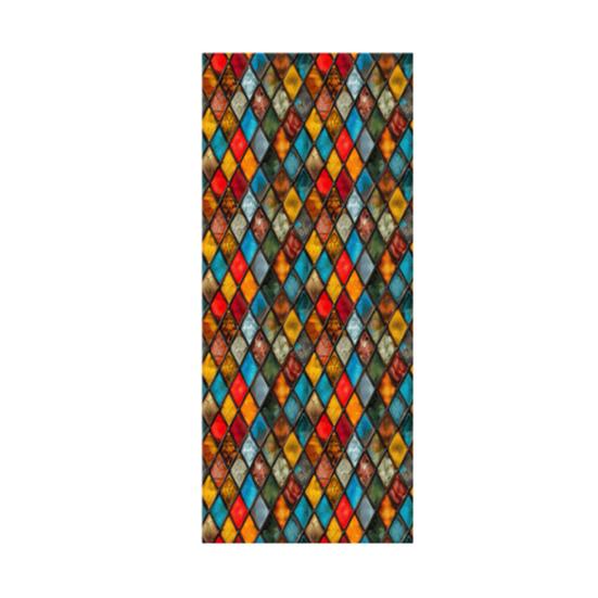 Yousheng Винтажная наклейка из витражного стекла Съемная Водонепроницаемая Статическая наклейка на окно Дом Офис Комната Церковь Декоративная Конфиденциальная Оконная пленка