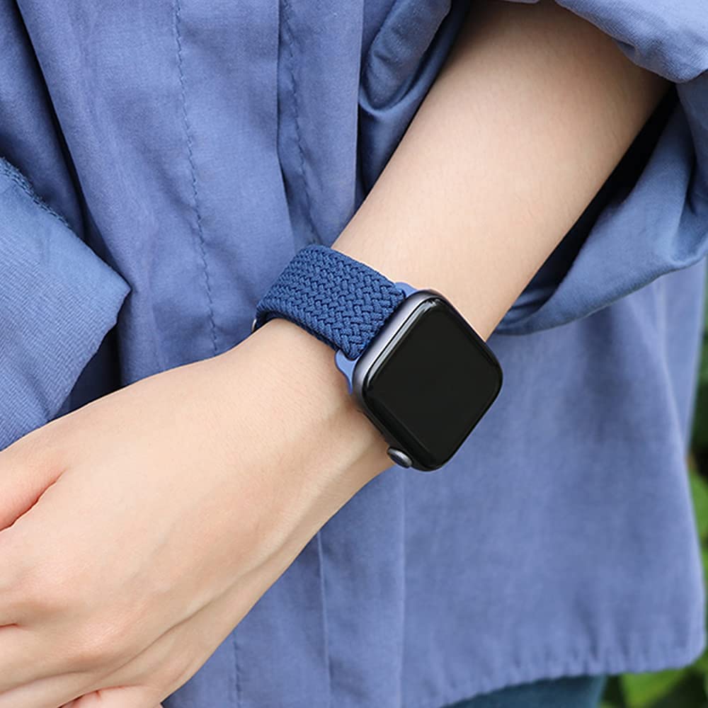 Плетеная петля Solo для Apple Watch Band Se 76543, 40 мм, 44 мм, эластичный ремешок для браслета Smart Series, аксессуары 38 мм, 42 мм, 41 мм, 45 мм