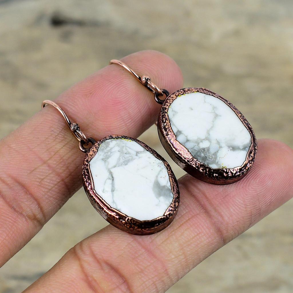 Серьги из гальванопластики, медные серьги, дизайнерские украшения, серьги-подвески ручной работы, драгоценные камни, медные украшения, потрясающие серьги, подарки для мамы