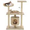 VidaXL Cat Tree with Sisal Scratching Posts 95 Cm Beige 170514