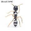 Black Ant Enamel Brooches Women Men Alloy Big Insect Banquet Party Brooch Pins