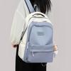 Summer School Bag Female High School Student Junior High School Student College Student Backpack Female Large Capacity Contrasting Color Backpack