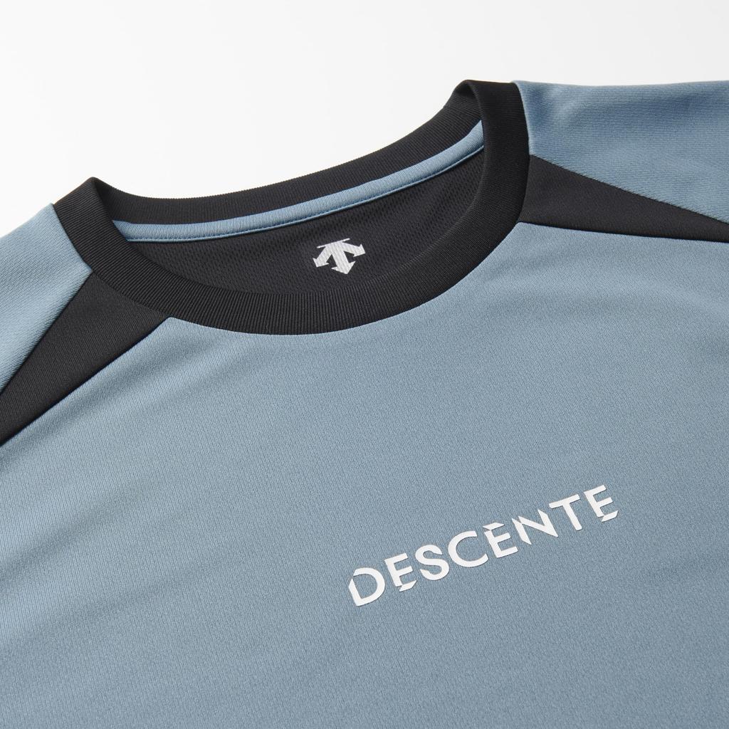 DESCENTE Волейбольная футболка с длинным рукавом Easy Arm Flying Yuki Blue x Black, Движение, Прием, Исикава, Волейбол,