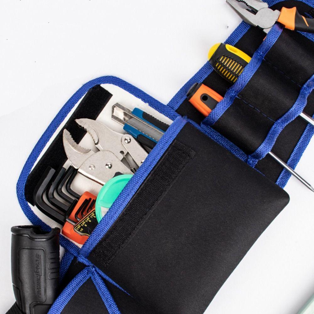 Сумки для хранения инструментов из ткани Оксфорд, много карманов, сумка-органайзер для набора инструментов, для технического обслуживания оборудования