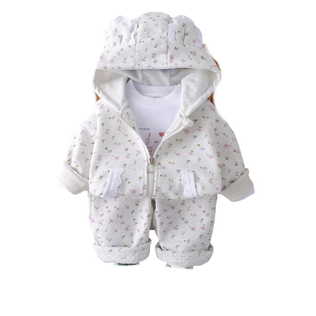 Kids Casual Long-Sleeve Set, Comfortable Daily Wear Outfits