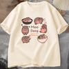 Moo Deng Bouncy Pig In Thailand Baby Hippo Khao Kheow Open Zoo T-Shirt Funny Moo Deng T Shirt Men's Short Sleeve Tshirt