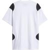 adidas Оригинальные Ss25 Tyshawn Футболка с круглым вырезом, свободного кроя, модная, универсальная, с коротким рукавом, унисекс, топы, белая, черная KD1873