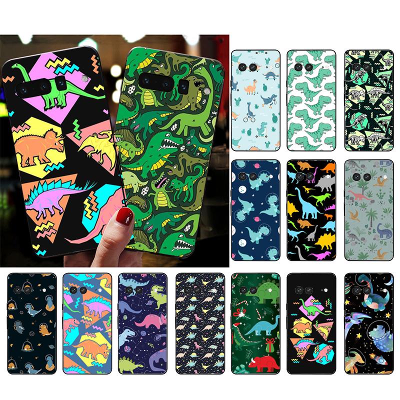 Phone Case For Google Pixel 10 9 Pro XL 9A 8 7 6 Pro Pixel 8A 7A 6A Pixel 8 7 6 5 Cute Dinosaur Baby