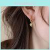 Elegant Gold Heart Hoop Earrings For Women Chic And Simple Spring 2024 Design