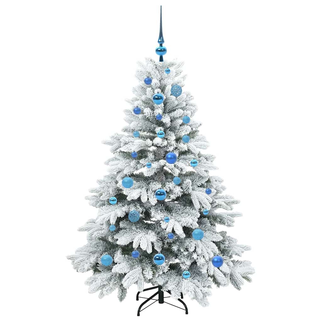 Artificial Christmas Tree with 150 Warm White LEDs 150 cm PE and PVC