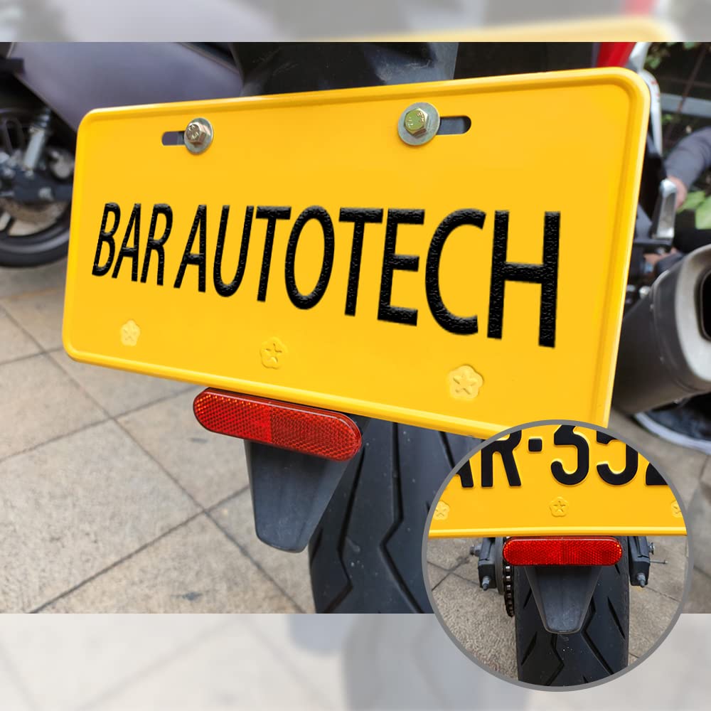 BAR AUTOTECH Отражатель на велосипед Наклейка-отражатель 40 градусов Номерной знак