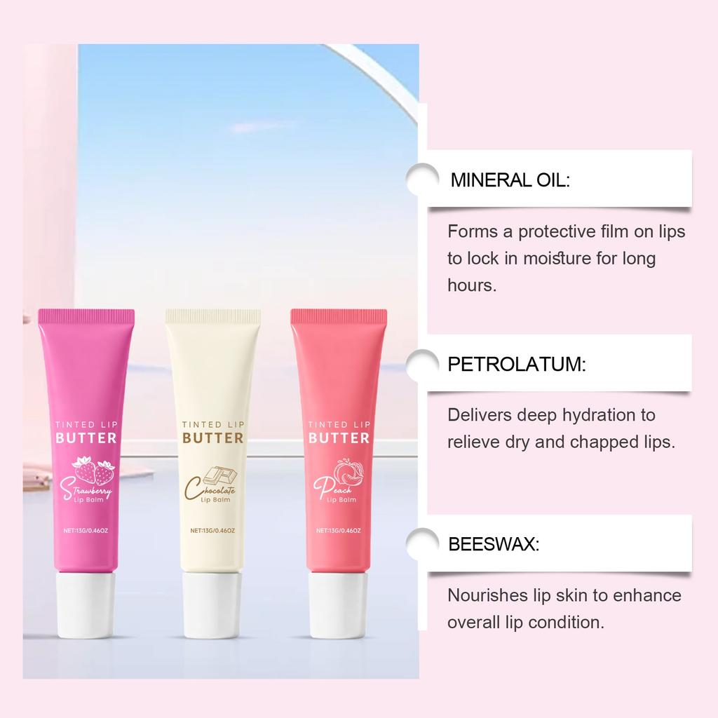 Набор цветных бальзамов для губ обеспечивает длительное увлажнение, имеет несколько вкусов, увлажняет сухие губы и дарит длительный комфорт.