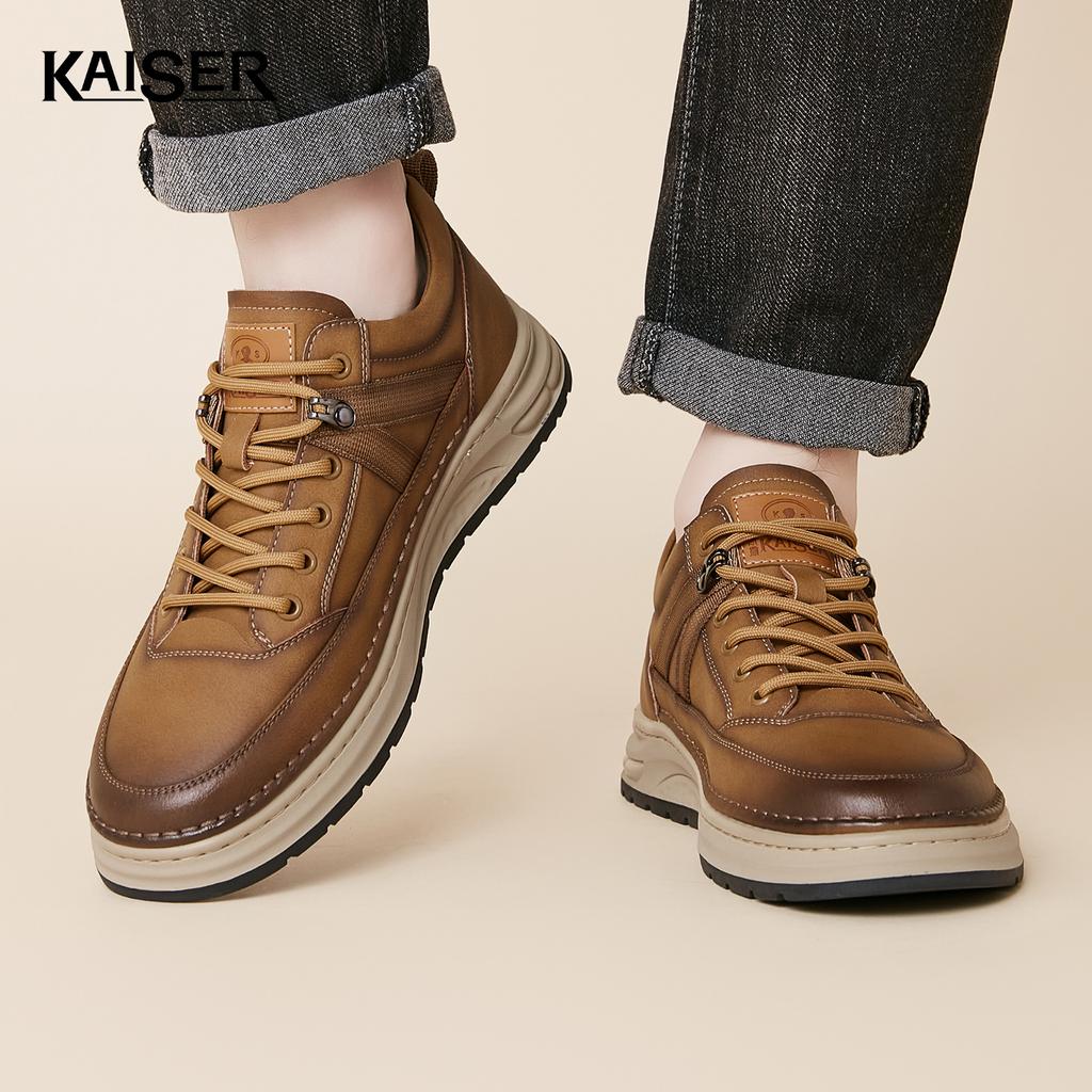 Caesar Fashion Splicing Men's Casual Board Shoes
