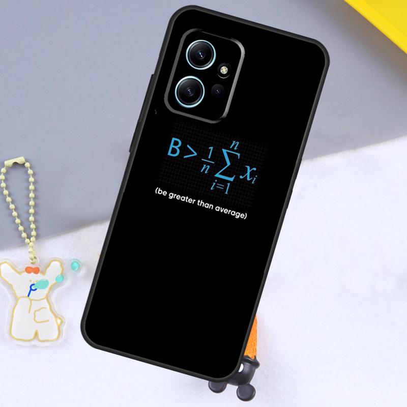 Забавный Чехол с Математическими Формулами и Уравнениями Для Xiaomi Redmi Note 12 9 10 11 Pro 12S 9S 10S 11S Чехол Для Redmi 12 13C 12C 9C 10C
