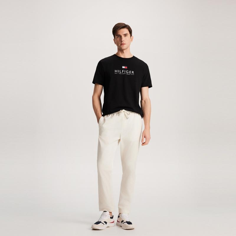 Tommy Hilfiger T-Shirts Men's Crew Neck Moderate 78J6953