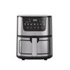 Фритюрница Visual Air Fryer 10L бытовая, большая вместимость, многофункциональная, нержавеющая сталь