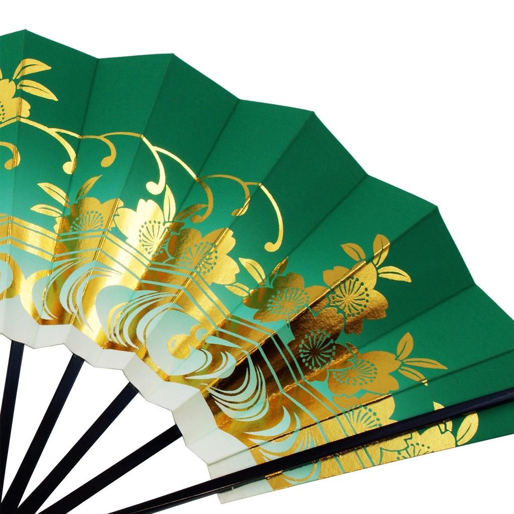 Osaka Choseido Dance Running Cherry Made In Kyoto Original Set with Smell Paper Japanese Overseas Fan Fan, Water, Blossoms, 29cm, Japan, Fan, Bag,
