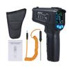MESTEK Infrared Thermometer Non Contact Digital Handheld Temperature Tester with Color LCD Display