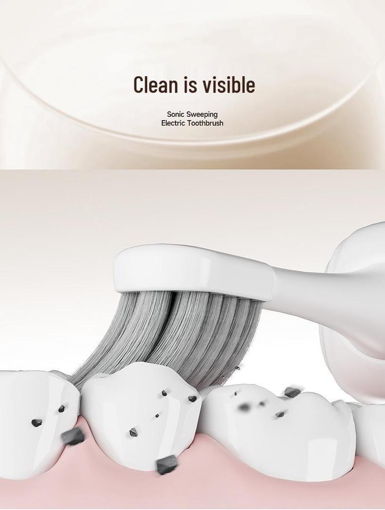 26-Year Anniversary Smart Electric Toothbrush: Wireless Charging, Waterproof, Magnetic Levitation Sonic Vibration, Soft Bristles