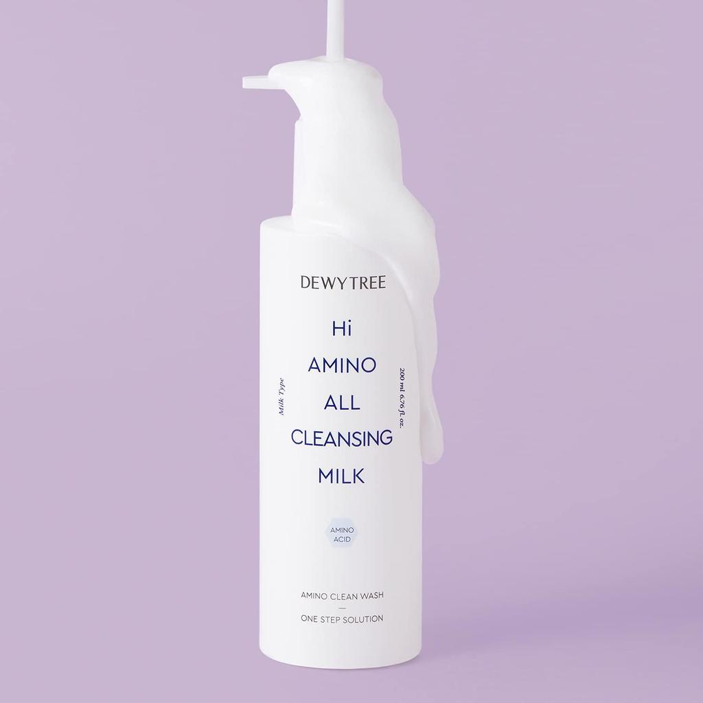 DEWYTREE Hi Amino All Cleansing Milk 200ml, Korean Cosmetics, Kbeauty, Sample
