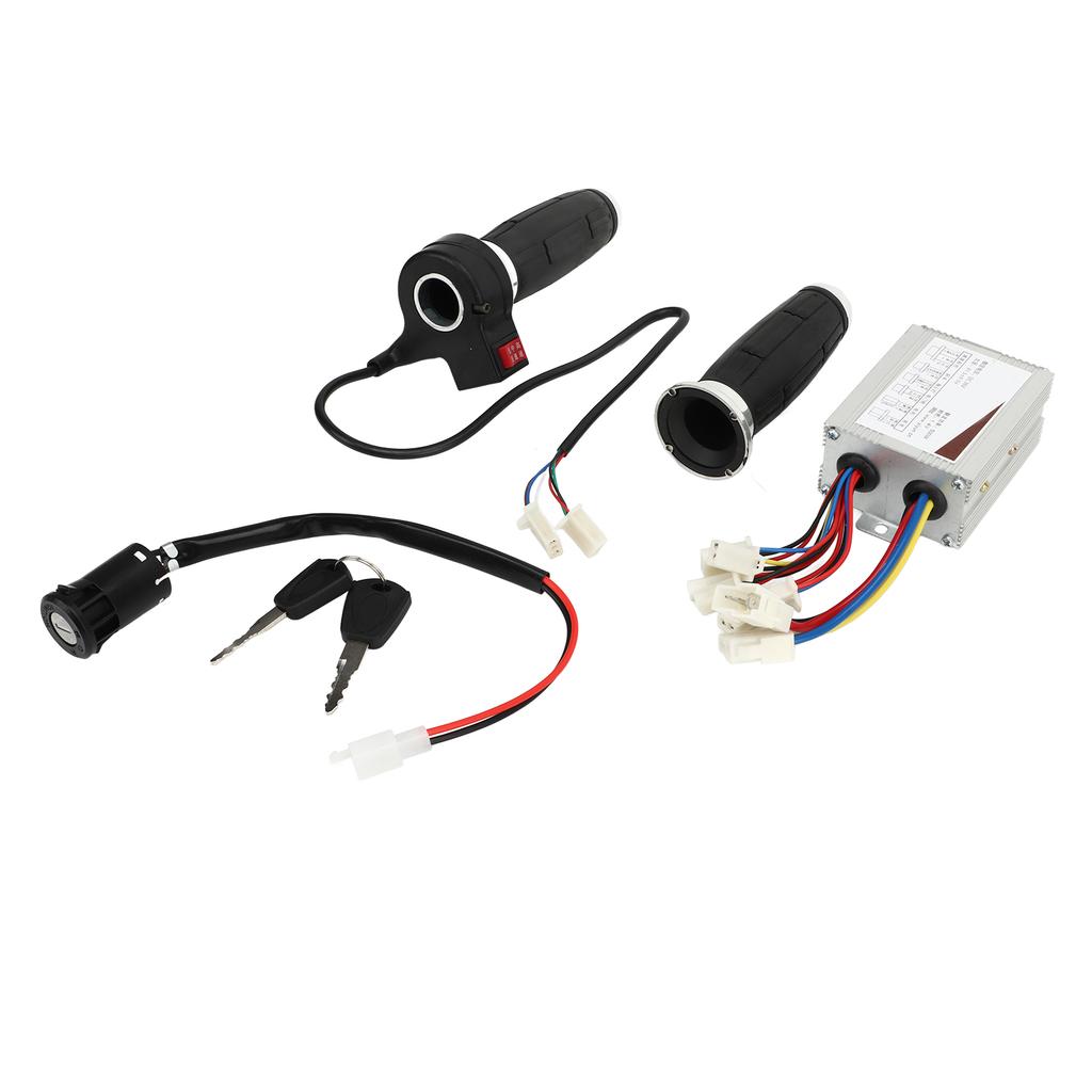 Комплект для переоборудования электровелосипеда 36 В 500 Вт Электрический велосипед Коллекторный контроллер Универсальная ручка газа