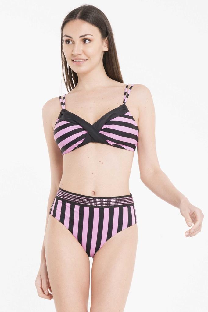 Купальник с уплотнённой чашкой, плавки слип David (73347)