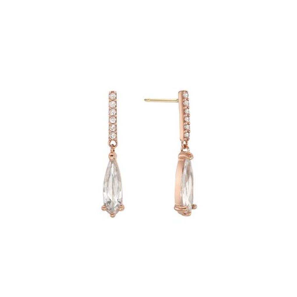 LLOYD Stone Setting Water Drop 14k Earrings LPSH2121G