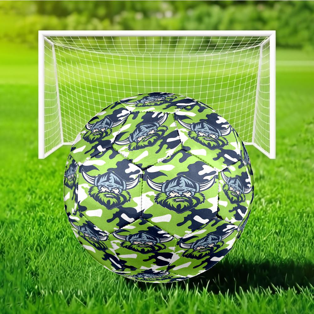 Canberra Camouflage Warrior Soccer Ball Size 5 Soccer Ball, Machine-stitched, Durable, Suitable for Training and Matches Fan Gift