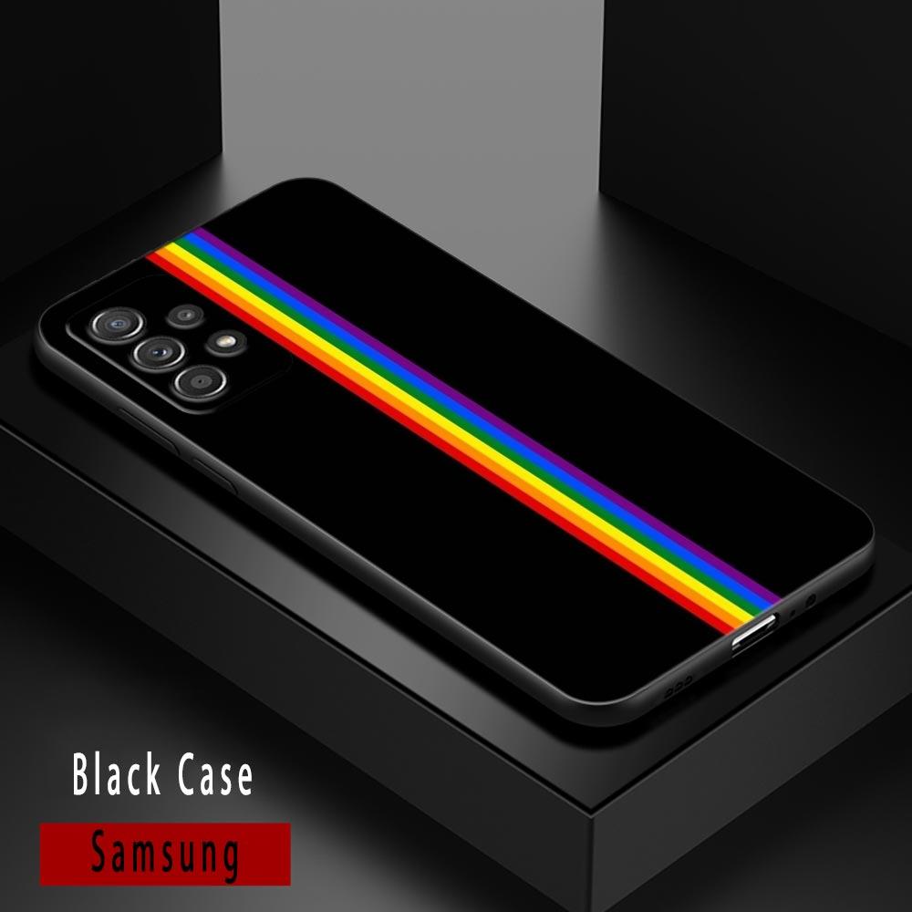 Gay Pride Flag Lesbians LGBT Rainbow Cases For Samsung Galaxy A52 Funda A54 A13 A52s A53 A72 A73 A33 A23 A32 A51 A71 Soft Covers