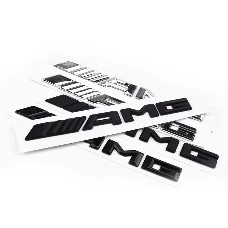 CDQ1 2025 Hot New Metal Car 3d Rear Letter Emblem Trunk Sticker for Mercedes benz AMG W204 W203 W205 W124 W221 W213 W212 C E S GLE CL