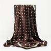 Silk Shawl Square Scarf For Women Print Headband Foulard Satin Hijab Hair Bands Neckerchief Female Head Wraps Bandana EMA