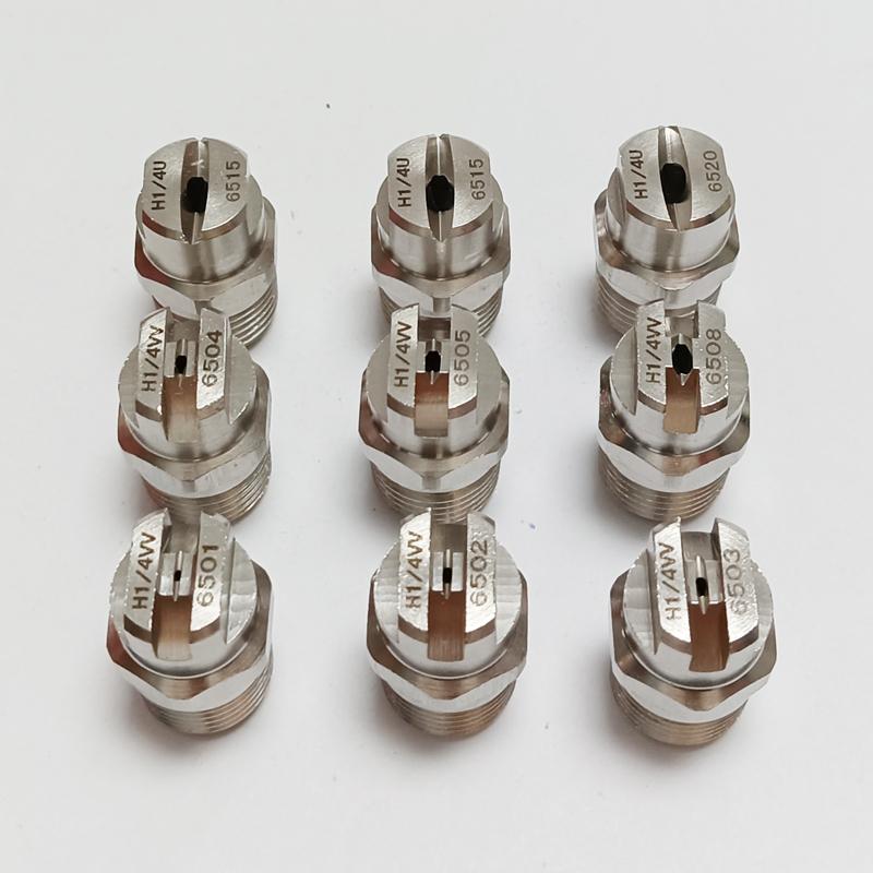 1/4" BSPT нержавеющая сталь плоскоструйная форсунка для очистки