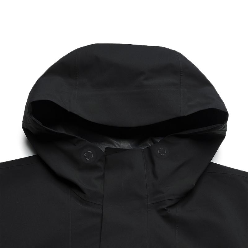 Men's FILA EXPLORE Softshell Jackets Men's Pitch Black Hooded (Non-detachable) Moderate Other