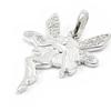 [D6755] - Silver Pendant 'Tinkerbell' White